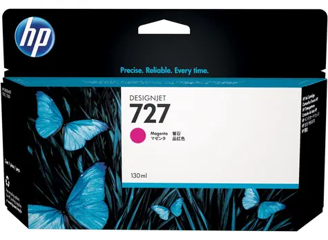 HP B3P20A originální cartridge 727 fialová / DesignJet T920 / 130 ml
