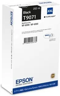 Epson T9071 XXL cartidge černá / pro WorkForce Pro / 202 ml