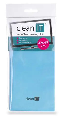 CLEAN IT Čisticí utěrka z mikrovlákna (40x42cm) modrá