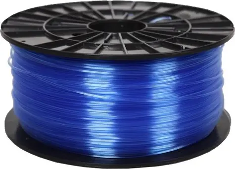 Plasty Mladeč tisková struna filament 1.75 PETG transparentní modrá 1 kg