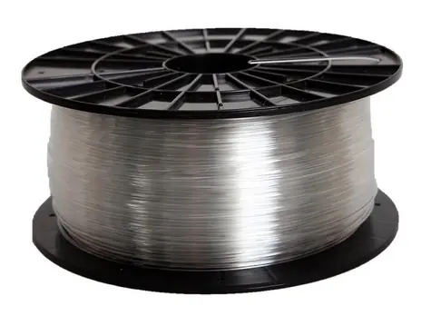 Plasty Mladeč tisková struna filament 1.75 PETG transparentní 1 kg