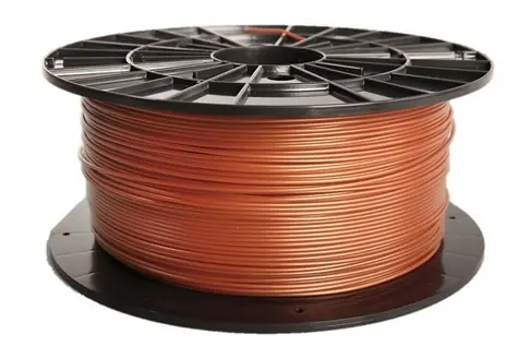 Plasty Mladeč tisková struna filament 1.75 PLA měděná 1 kg