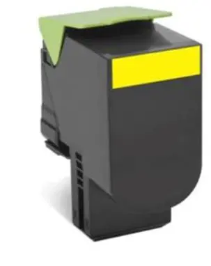 Lexmark 80C2HYE korporátní toner žlutá / pro CX510DE / CX410DE / 3000stran