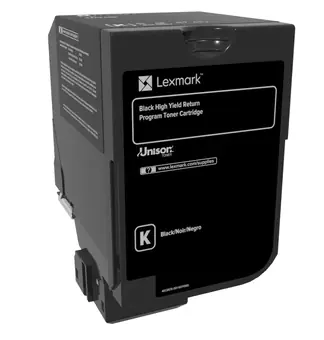 Lexmark 84C2HK0 vratná tonerová kazeta černá pro CX725 / 25000 stran