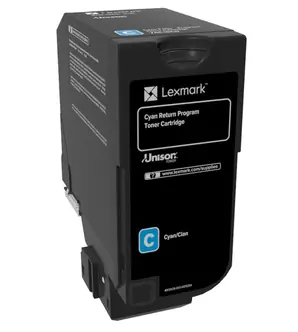 Lexmark 84C2HC0 vratná tonerová kazeta modrá pro CX725 / 16000 stran