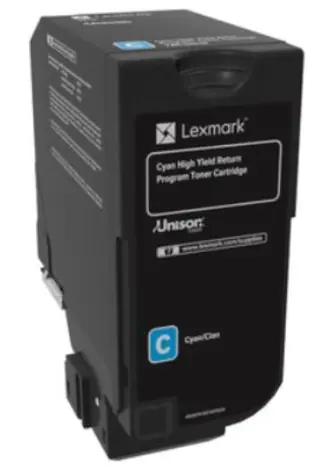 Lexmark 74C2SCE korporátní vratná tonerová kazeta modrá pro CS720&CS725&CX725 / 7000 stran