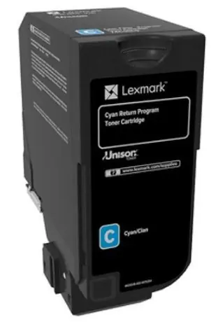 Lexmark 84C2HCE korporátní vratná tonerová kazeta modrá pro CX725 / 16000 stran