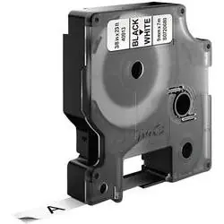 Dymo originální páska do tiskárny štítků Dymo 40913 černý tisk / bílý podklad / 7m / 9mm / D1