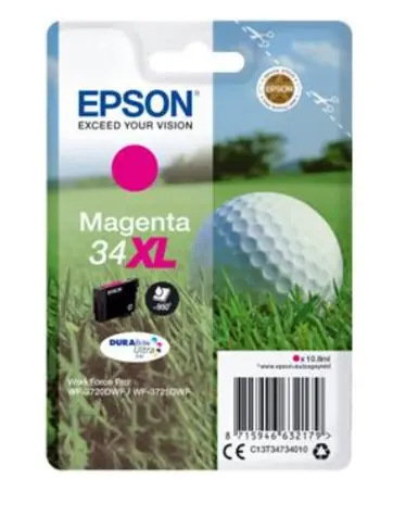 Epson Singlepack Magenta 34XL Durabite Ultra Ink purpurová / Inkoust do tiskárny / 10.8ml / 950 stran