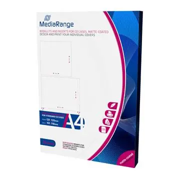 MediaRange CD Jewelcase booklet & inlay 50 listů