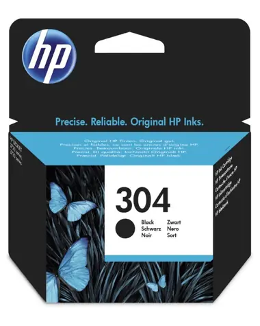 HP N9K06AE originální cartridge 304 černá / DeskJet 3720 / černá