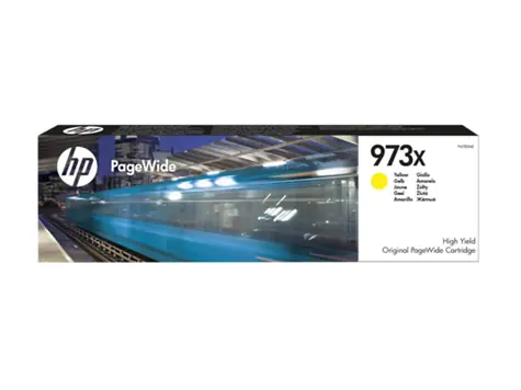 HP 973X originální cartridge žlutá / PageWide Pro 452 & 477   / až 7000 stran