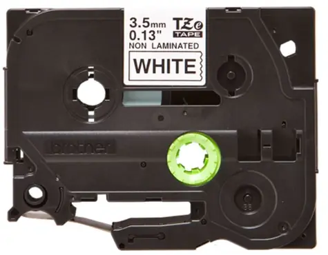 Brother - TZE-N201 bílá / černá (3.5mm)