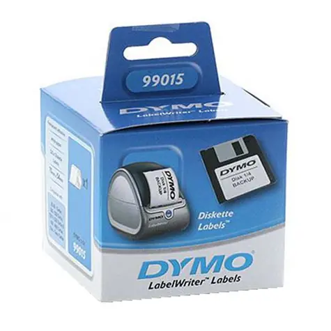 Dymo papírové štítky 70mm x 54mm / bílé / na diskety / 320 ks