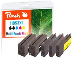 Peach remanufactured alternativní cartridge HP 953XL MultiPack Plus / 2x59+3x21 ml / new chip