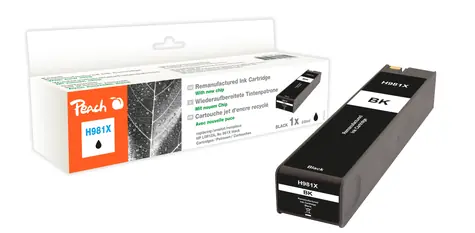 Peach remanufactured alternativní cartridge HP 981X (L0R12A) černá / new chip