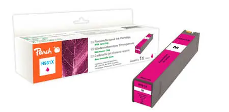 Peach remanufactured alternativní cartridge HP 981X (L0R10A) purpurová / new chip