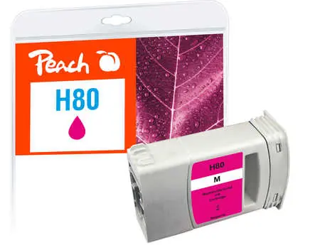 Peach remanufactured alternativní cartridge HP 80 (C4873A) purpurová / 175 ml / new chip