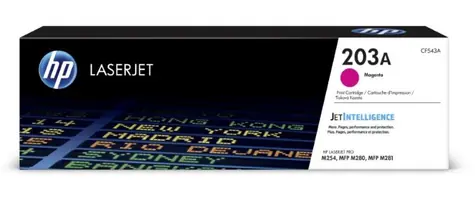 HP CF543A originální toner fialová / pro LaserJet Pro M281fdw / 1.300 stran