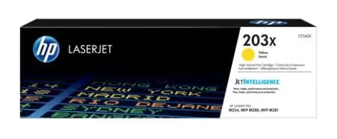HP CF542X originální toner žlutá / pro LaserJet Pro M281fdw / 2.500 stran