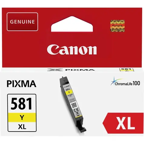 Canon CLI-581XL Y originální cartridge žlutá / pro PIXMA TR7550 TR8550 / 8.3ml