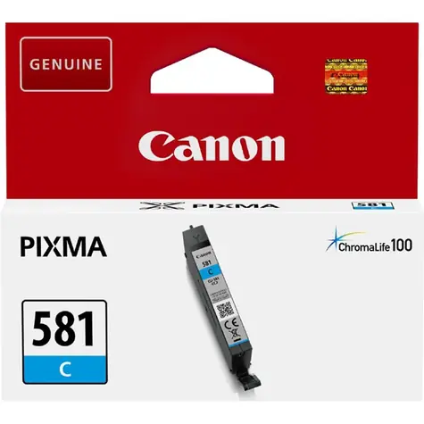 Canon CLI-581 C originální cartridge modrá / pro PIXMA TR7550 TR8550 / 5.6ml