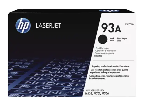 HP 93A originální toner černá / LJ M435nw / 12.000 stran