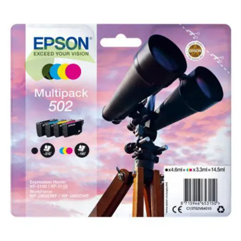 EPSON 502 originální cartridge CMYK Multipack / pro XP-5100 a XP-5105 / 14.5ml