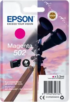EPSON 502 originální cartridge fialová / pro XP-5100 a XP-5105 / 3.3ml
