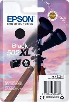 EPSON 502XL originální cartridge černá / pro XP-5100 a XP-5105 / 9.2ml