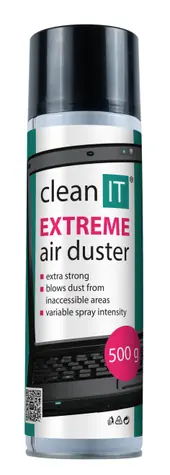 CLEAN IT EXTREME Stlačený plyn 500g / nehořlavý