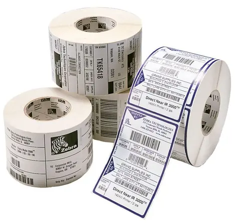 ZEBRA Z-Select 2000D Termo etikety 102 x 102mm (4 role) / pr. role 200mm / pr. dutinky 76mm / 1432ks / 4role