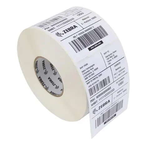 ZEBRA Z-Select 2000T Samolepicí etikety TT 51 x 25mm (8 rolí) / pr. role 127mm / pr. dutinky 25.4mm / 2580ks / 8 rolí