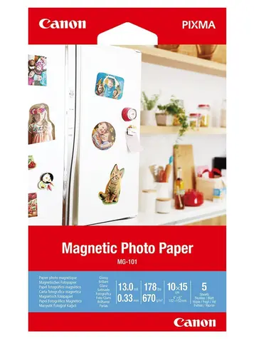 Canon magnetický fotopapír MG-101 - 10x15cm (4x6inch) - 5 listů