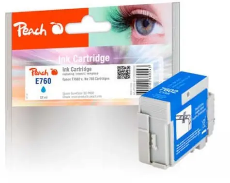 Peach kompatibiliní cartridge T7602 modrá / SureColor SC-P600 / 32ml