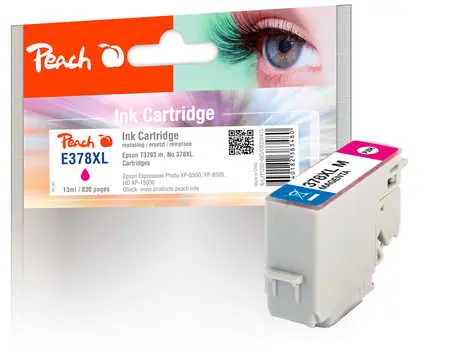 Peach 378XL alternativní cartridge fialová / pro Expression Photo XP 8000 / 13ml