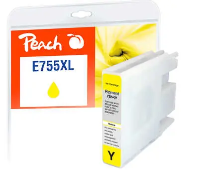 Peach T7554 755XL kompatibilní cartidge žlutá / pro WorkForce Pro WF-8090 DW Series / 70 ml