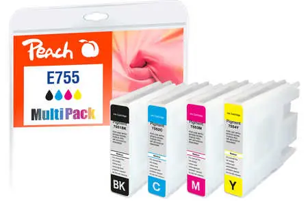 Peach 755XL kompatibilní cartidge MultiPack / pro WorkForce Pro WF-8090 DW Series / 1x130 & 3x70ml
