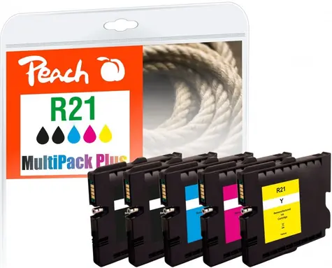 Peach kompatibilní cartridge GC21 MultiPack Plus / pro Ricoh Aficio GX5050N
