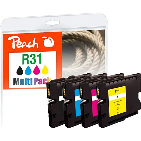 Peach kompatibilní cartridge GC31 MultiPack / pro Ricoh Aficio GX e2600