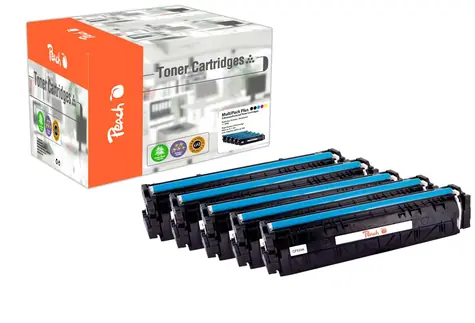Peach Remanufactured kompatibilní toner 205A Multipack Plus / Pro M180n a M181fw / 2x1100 & 3x900 stran