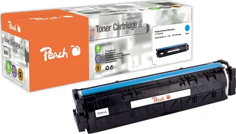 Peach CF541A Remanufactured kompatibilní toner modrá / pro LaserJet Pro M281fdw / 1.300 stran