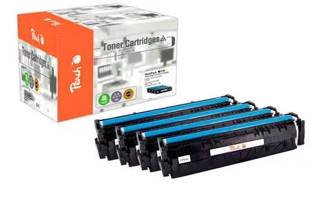 Peach 203X Remanufactured kompatibilní toner MultiPack / pro LaserJet Pro M281fdw / 1x3200 & 3x2500 stran