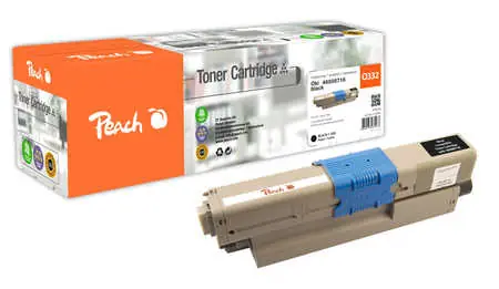 Peach Remanufactured alternativní toner OKI 46508716 černá / pro C332 / 1500 stran