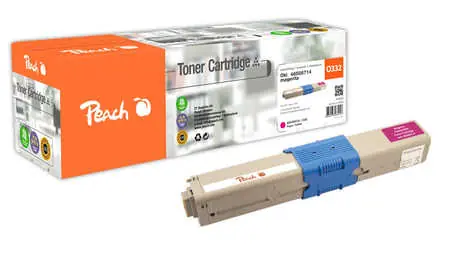 Peach Remanufactured alternativní toner OKI 46508710 fialová / pro C332 / 3000 stran