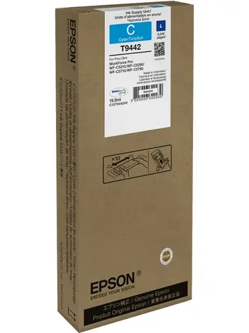 EPSON T9442 L modrá / pro WorkForce Pro WF-C5xxx / 19.9 ml