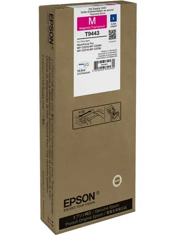 EPSON T9443 L fialová / pro WorkForce Pro WF-C5xxx / 19.9 ml
