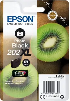 EPSON 202XL Claria Premium foto černá / originální cartridge / XP-6000 / 7.9 ml