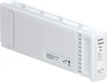 EPSON originální cartridge T891A00 UltraChrome GS3 bílá / SureColor SC-S80610 / 600ml 