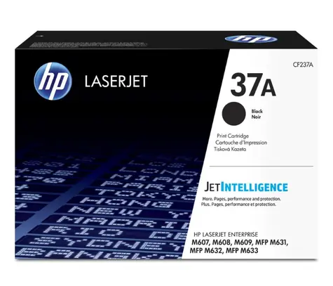 HP 37A originální toner černá / pro HP LaserJet Enterprise M631 & M632 & M633 / 11.000 stran